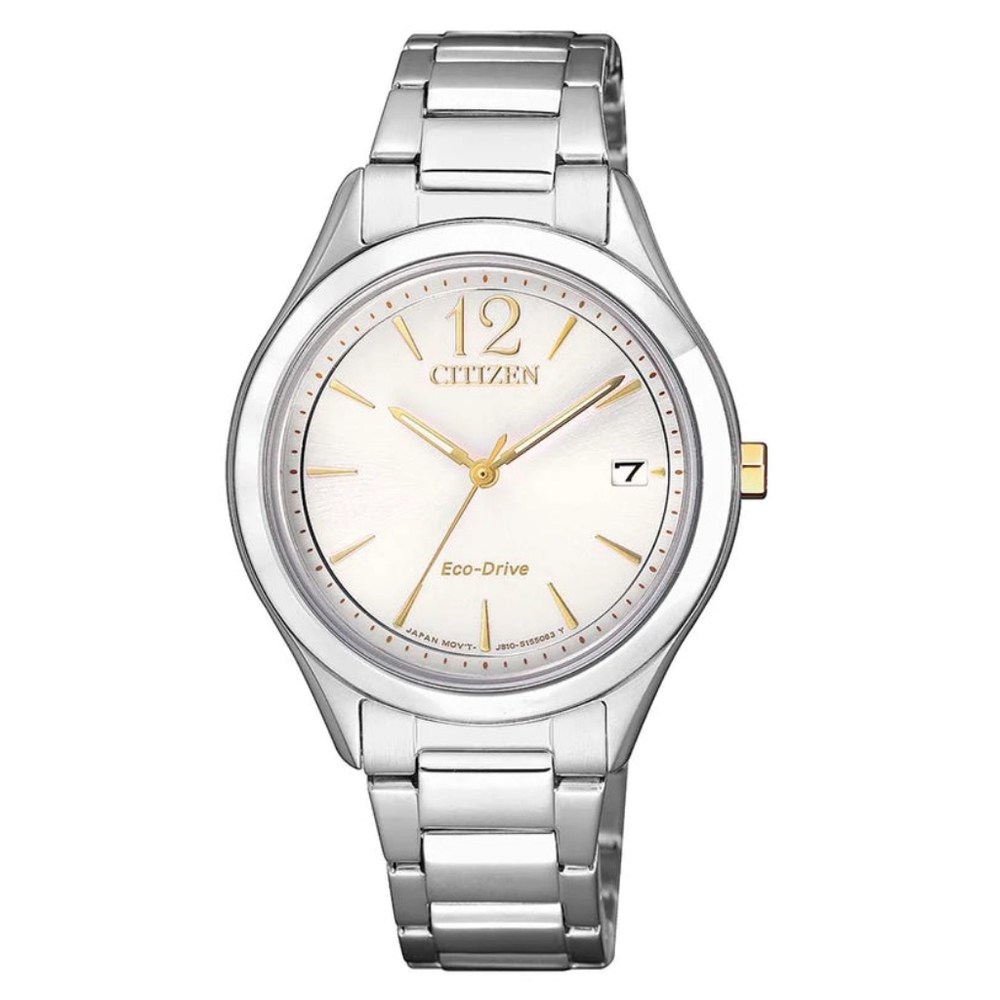 Citizen Eco-Drive FE6124-85A Women's Silver Dial Stainless Steel Dress Watch